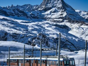 Swiss Alps Scenic Train and Ski Tour
